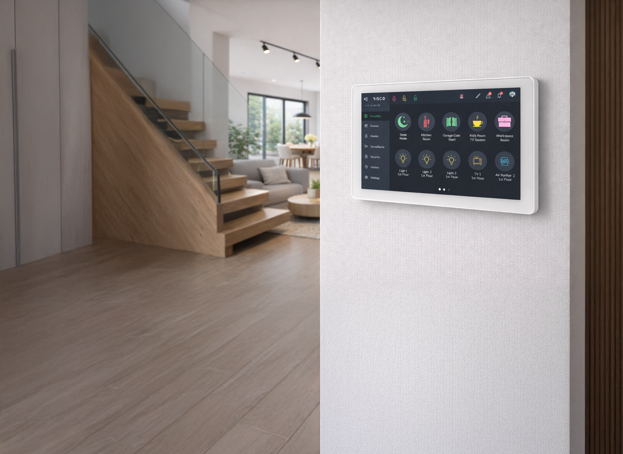 Risco Touchdisplay