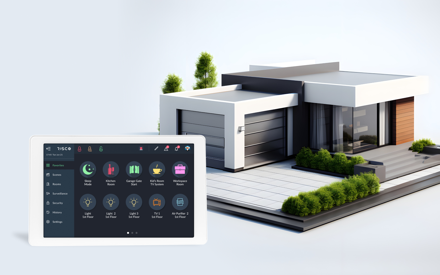Risco Touchdisplay